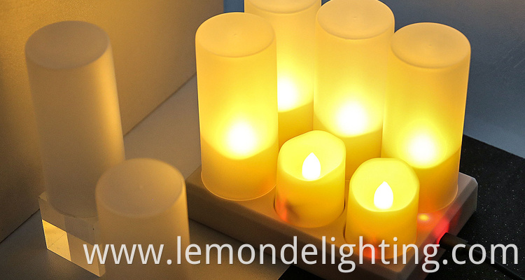 Moving Wick Flameless Led Tea Light Candles
